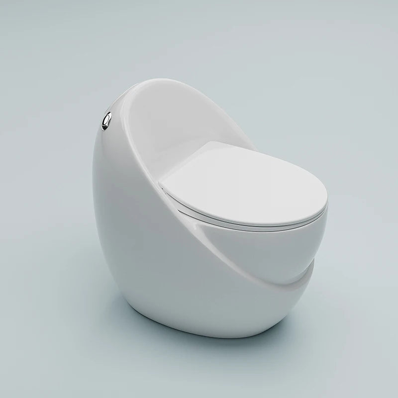 Popular One Piece Dual-Flush S-trap Soft Close Seat Modern Elongated Colored Square Toilet Matte Black Bathroom Floor Mounted