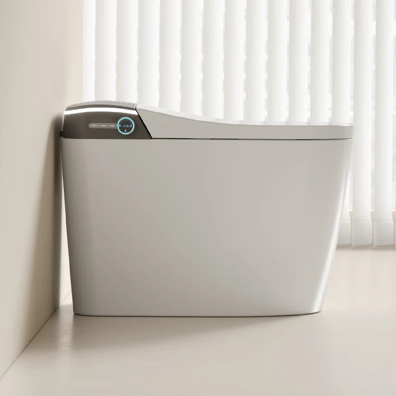 CUPC Intelligent New Design Auto Washing Infrared Therapy Automatic Flip Flush Elongated Smart Bidet Toilet