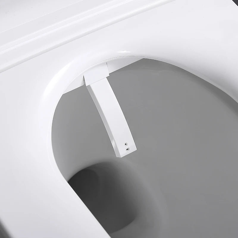 V Shape Smart Toilet Lid Auto Spray Heated Electric Bidet Cover With Remote Ultra Slim Smart Toilet Seat