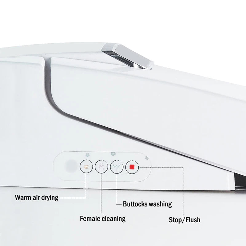 Automatic Ceramic Self Cleaning Bathroom Intelligent Toilet Sanitary Ware Commodes WC Smart Bidet Toilet