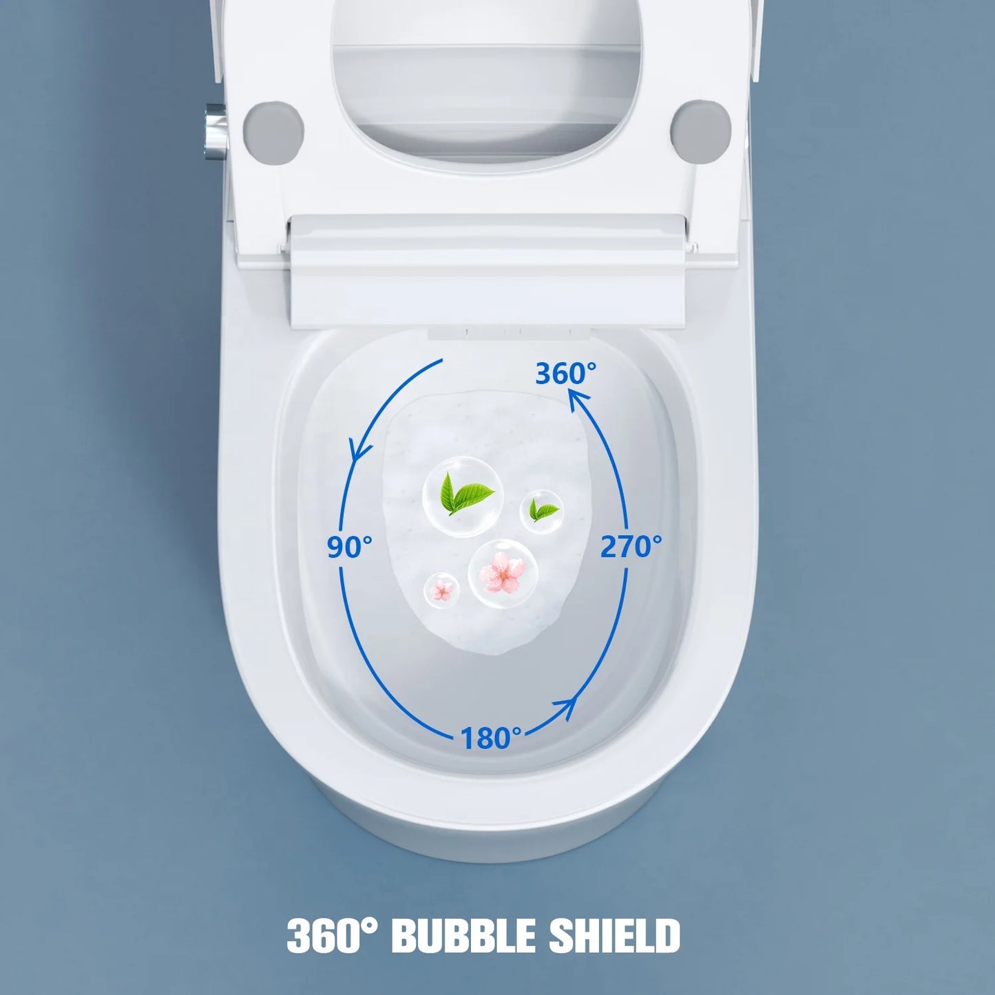 Modern Ceramic Toilet Smart One Piece Sanitary Ware Bathroom WC Intelligent Bidet Toilet