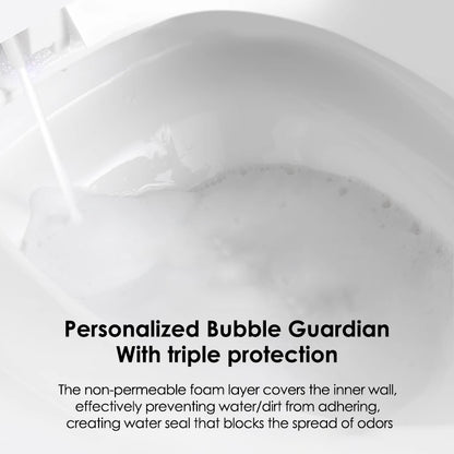 MUBI New Design One Piece WC Bidet Ceramic Bathroom Smart Toilet with Automatic Film Sleeving Changing and Seat Heating