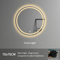 American Standard 700mm Frameless Round Bathroom LED Wall Mounted Smart Mirror Illuminated for Hotels