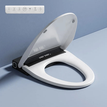 Smart Toilet Seat Ultra Slim Automatic Cover Electric Bidet Lid Soft Close Adaptable Intelligent Heated Wc Toilet Seat