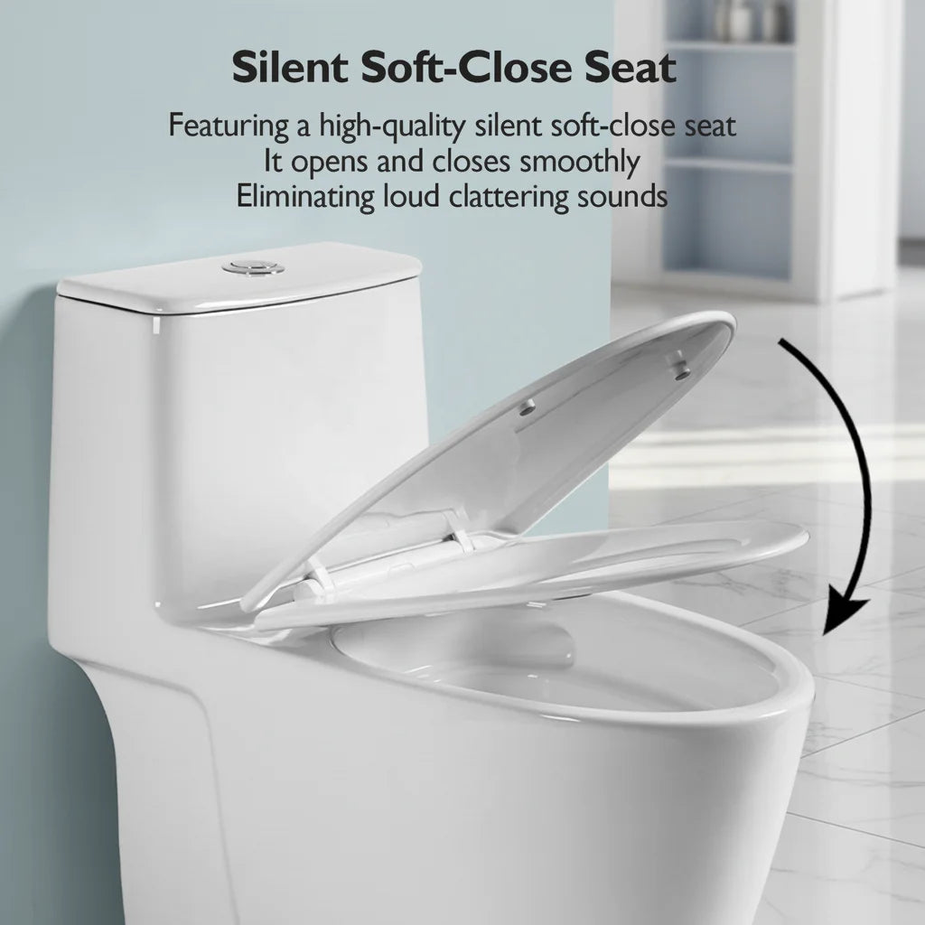 Modern Design Bathroom Porcelain Rimless Toilet One Piece Sanitary Ware Ceramic Toilet Bowl Floor Standing WC
