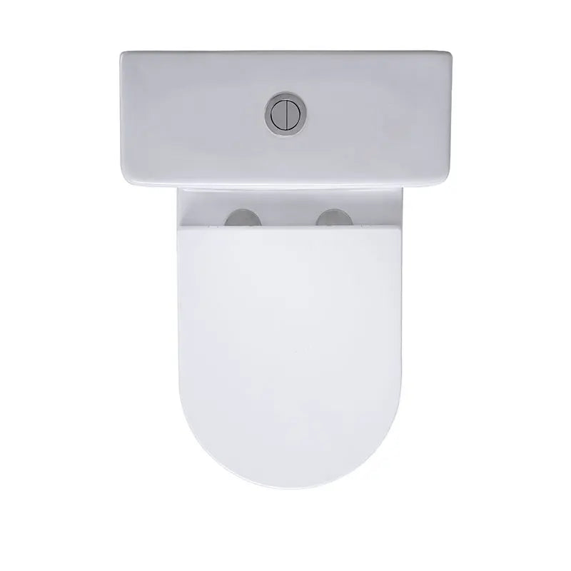 New Model Sanitary Ware Ceramic Two-Piece Bathroom Wc Rimless Cuvettes De WC Water Closet Toilet
