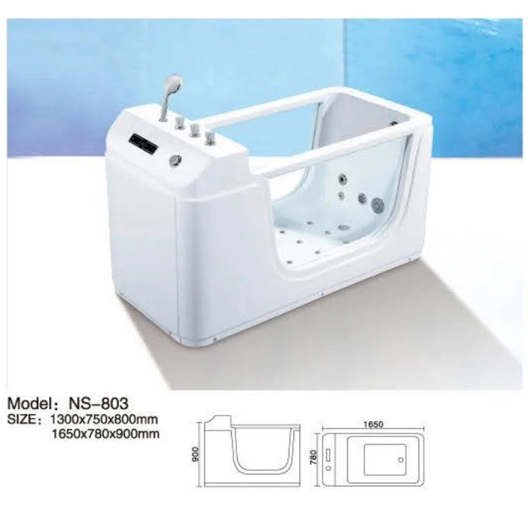 Small Acrylic Coloured Jaccuzi Baby Spa Hydrotherapy Bath Tub Aittherapy Whirlpool Massage Bathtub for Babies
