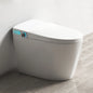 Modern Elongated Smart Toilet Remote Control Heated Seat Air Drying-Floor Mounted Ceramic S-trap 5 Year Warranty for Home Use