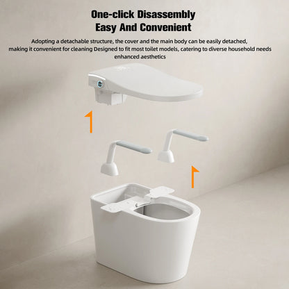 MUBI Automatic Sensor Flush Intelligent Bidet Toilet Electric Commode Smart Toilet with Handrail for Elderly