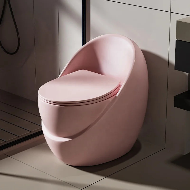 Popular One Piece Dual-Flush S-trap Soft Close Seat Modern Elongated Colored Square Toilet Matte Black Bathroom Floor Mounted