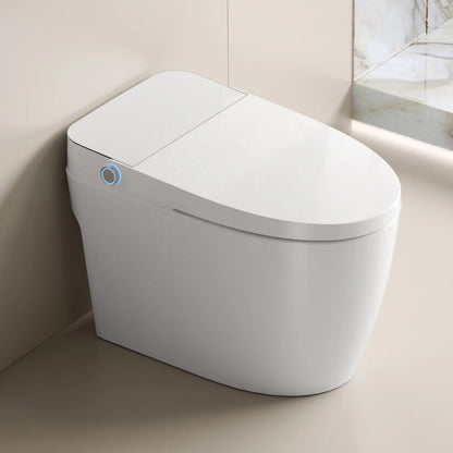 MUBI Simple Version Elongated S-trap Bathroom Smart Toilet Ceramic Sanitary WC Electric Automatic Intelligent Bidet