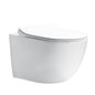 Gravity Flush Rimless Bathroom Wall Mount Ceramic Wc Set Concealed Cistern Wall Hung P Trap Toilet With Tank