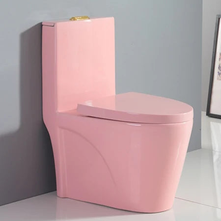 Hot Selling Hotel Modern One Piece Ceramic Black Toilet Floor Mounted Dual Flush S-trap