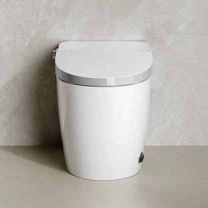 MUBI Ceramic Elongated S-trap Smart Toilet with Heated Seat Floor Mounted Automatic Bidet Sanitary Ware