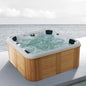 Luxury Hot Tubs Jaccuzi Outdoor Spa 4 Person Hidromasaje Bathtubs Square Plastic Soaking Jaccuzi
