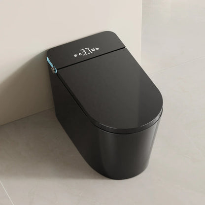 Glossy Black Wc Intelligent Toilet Ceramic Automatic Toilet Bowl Bathroom Sanitary Smart Electric Toilet