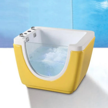 Small Acrylic Coloured Jaccuzi Baby Spa Hydrotherapy Bath Tub Aittherapy Whirlpool Massage Bathtub for Babies