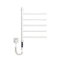 New Design Wall Rotating Towel Rack Heated Drying Bathroom Stainless Steel Grey Electric Towel Rack 5 Bars
