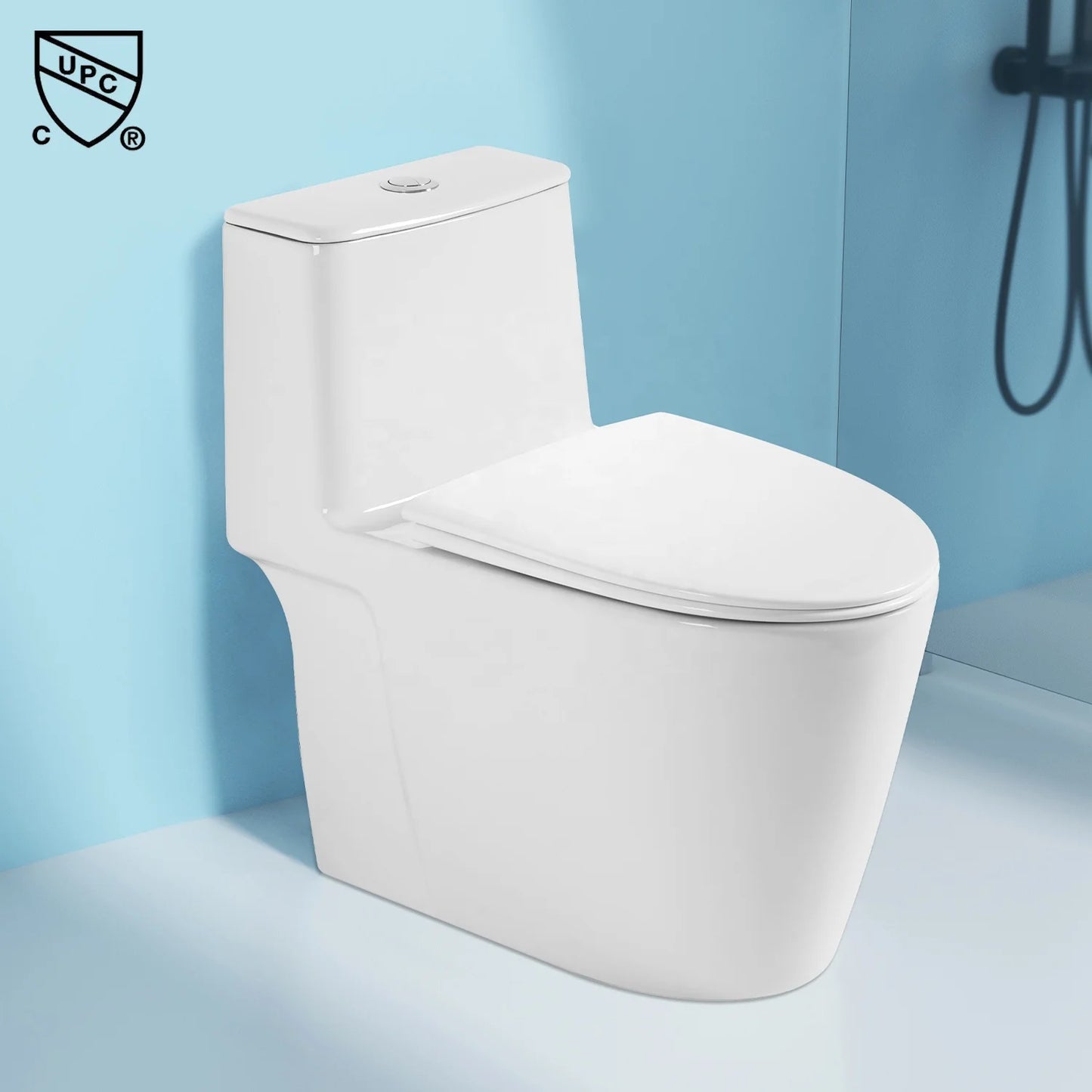 CUPC Toilet Sanitary Ware Modern Bathroom Ceramic Elongated One Piece Toilet for Bathroom and Home Use