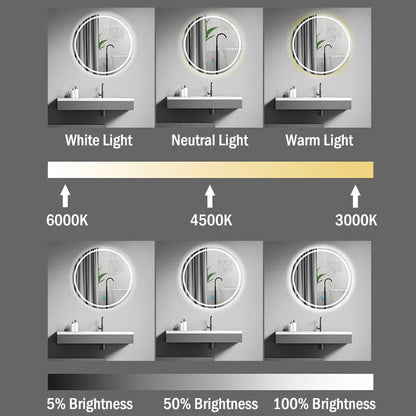 Modern Illuminated Touch Switch Smart Mirror LED Lighting MUBI Brand 3-Year Warranty Eco-Friendly for Bathroom Hotel Apartment