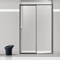 MUBI Custom Size Modern Hotel Bathroom Shower Enclosure Triple Brushed Stainless Steel Tempered Glass Sliding Double Door