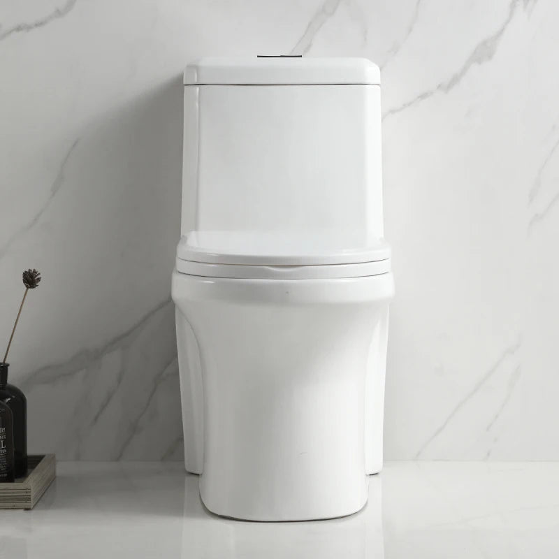 Modern Bathroom Floor Mounted Dual Flush WC Ceramic One Piece Water Closet Toilet