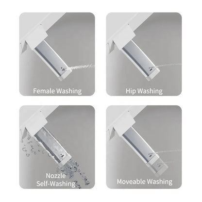 MUBI T9006 One-Piece Floor Mounted Smart Toilet with Heated Seat Air-Drying Remote Control Automatic Smart Toilet