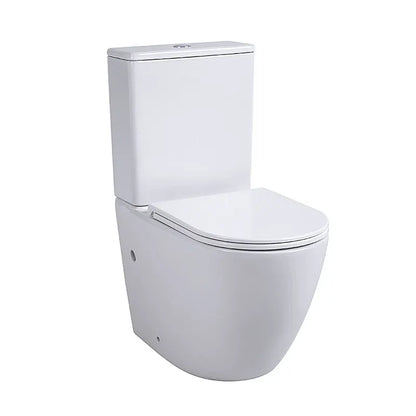 Rimless Cuvettes De WC Tornado Flush Modern Ceramic Toilet Bowl Commode Two Piece Toilet for Bathroom