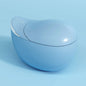 MUBI Whale Design Gray Egg Shape Intelligent One-Piece Smart Toilet with Remote Control,Auto Flush Sensor