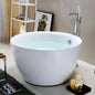 Wholesale Single Acrylic Deep Mini Bathtub Modern Bathroom Small Free Standing Bath Tub