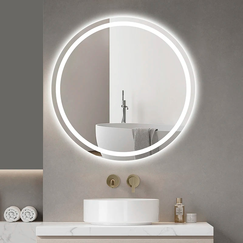 Modern Illuminated Touch Switch Smart Mirror LED Lighting MUBI Brand 3-Year Warranty Eco-Friendly for Bathroom Hotel Apartment