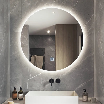 Modern Illuminated Touch Switch Smart Mirror LED Lighting MUBI Brand 3-Year Warranty Eco-Friendly for Bathroom Hotel Apartment