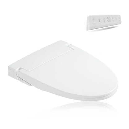 V Shape Smart Toilet Lid Auto Spray Heated Electric Bidet Cover With Remote Ultra Slim Smart Toilet Seat