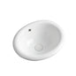 High Quality MUBI Modern Counter Top Oval Semi Recessed Easy Clean Ceramic Bathroom Vanity Sink with 2-Year Warranty