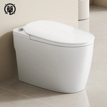 No Electricity Smart Toilet No Power Intelligent Toilet Bidet Bowl Bathroom Inodoros Toilette with Foot Kick Flush