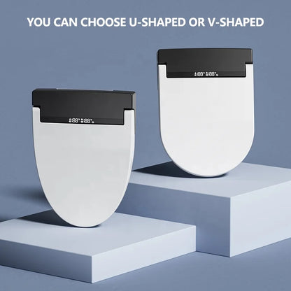 Smart Toilet Seat Ultra Slim Automatic Cover Electric Bidet Lid Soft Close Adaptable Intelligent Heated Wc Toilet Seat