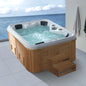 Luxury Hot Tubs Jaccuzi Outdoor Spa 4 Person Hidromasaje Bathtubs Square Plastic Soaking Jaccuzi