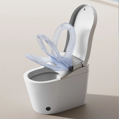 High-End Ergonomic Smart Bidet Toilet Gold Floor Mounted Tankless Electronic Ceramic Intelligent WC with Remote Control