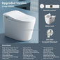 Smart One-Piece Electric Bidet Toilet with Heated Seat Night Light Wireless Remote Control, Modern Ceramic Toilet