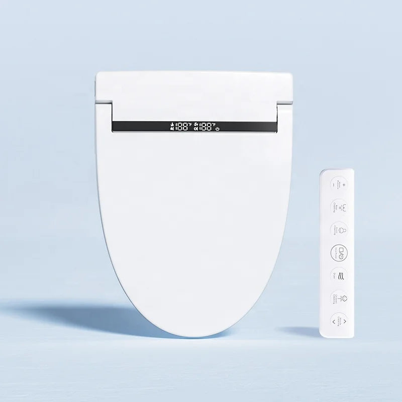 V-Shaped Design Smart Bidet Toilet Seat Thin Lid Electric Heated Toilet Cover Intelligent Toilet Seat