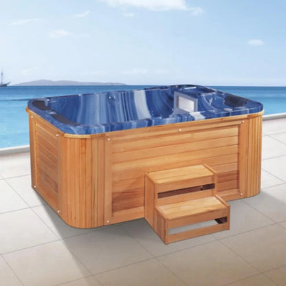 Luxury Hot Tubs Jaccuzi Outdoor Spa 4 Person Hidromasaje Bathtubs Square Plastic Soaking Jaccuzi
