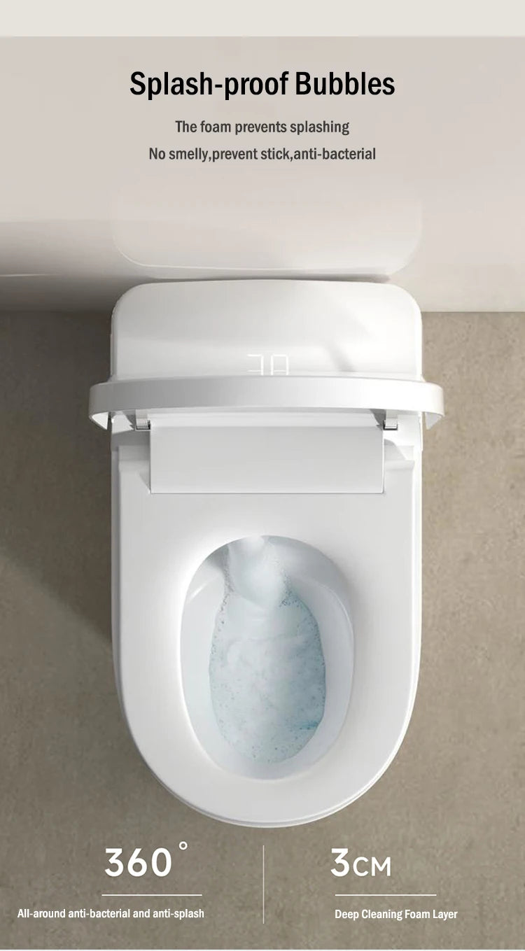 Auto Sensor Flush Open Electric Bathroom Japanese One Piece Intelligent WC Toilet Bowl Automatic Smart Toilet