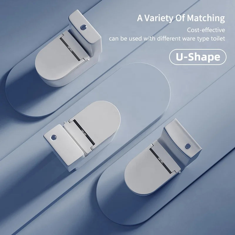 V-Shaped Design Smart Bidet Toilet Seat Thin Lid Electric Heated Toilet Cover Intelligent Toilet Seat