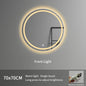 American Standard 700mm Frameless Round Bathroom LED Wall Mounted Smart Mirror Illuminated for Hotels