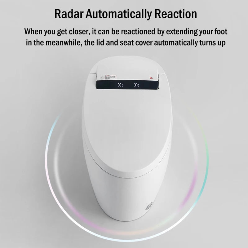 Automatic Ceramic Self Cleaning Bathroom Intelligent Toilet Sanitary Ware Commodes WC Smart Bidet Toilet