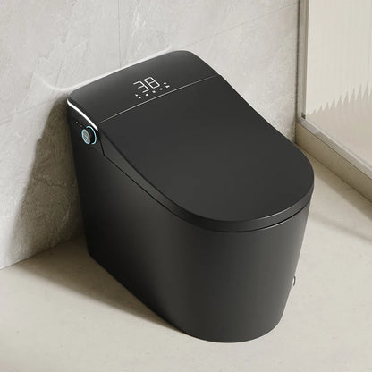 Modern Bathroom Smart Toilet Black Ceramic Automatic Electronic Control Bidet Wc Intelligent Toilet