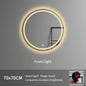 American Standard 700mm Frameless Round Bathroom LED Wall Mounted Smart Mirror Illuminated for Hotels