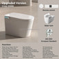 High Tech Floor Standing Ceramic Smart Toilet with Remote Control Heated Seat & Air Drying for Hotel Bathroom Use