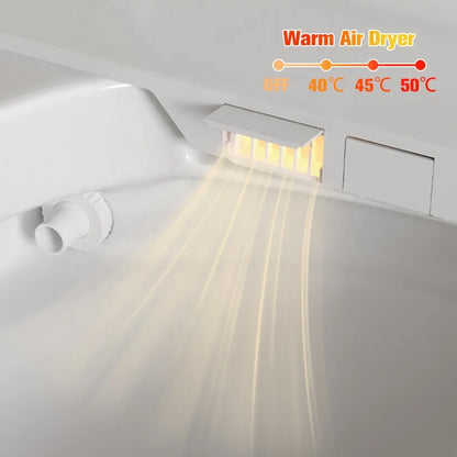 MUBI T9006 One-Piece Floor Mounted Smart Toilet with Heated Seat Air-Drying Remote Control Automatic Smart Toilet