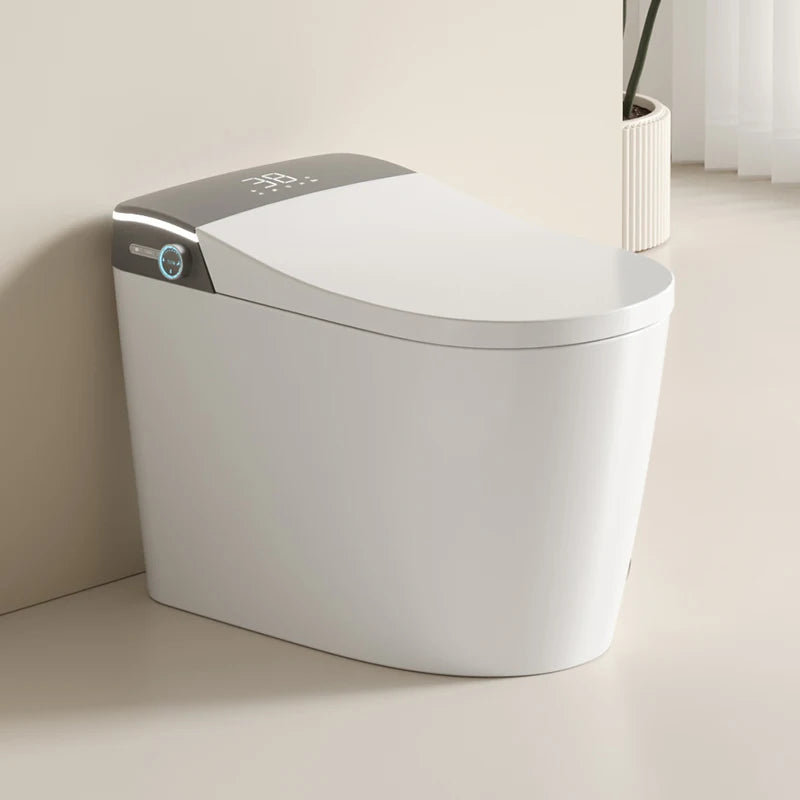 CUPC Intelligent New Design Auto Washing Infrared Therapy Automatic Flip Flush Elongated Smart Bidet Toilet